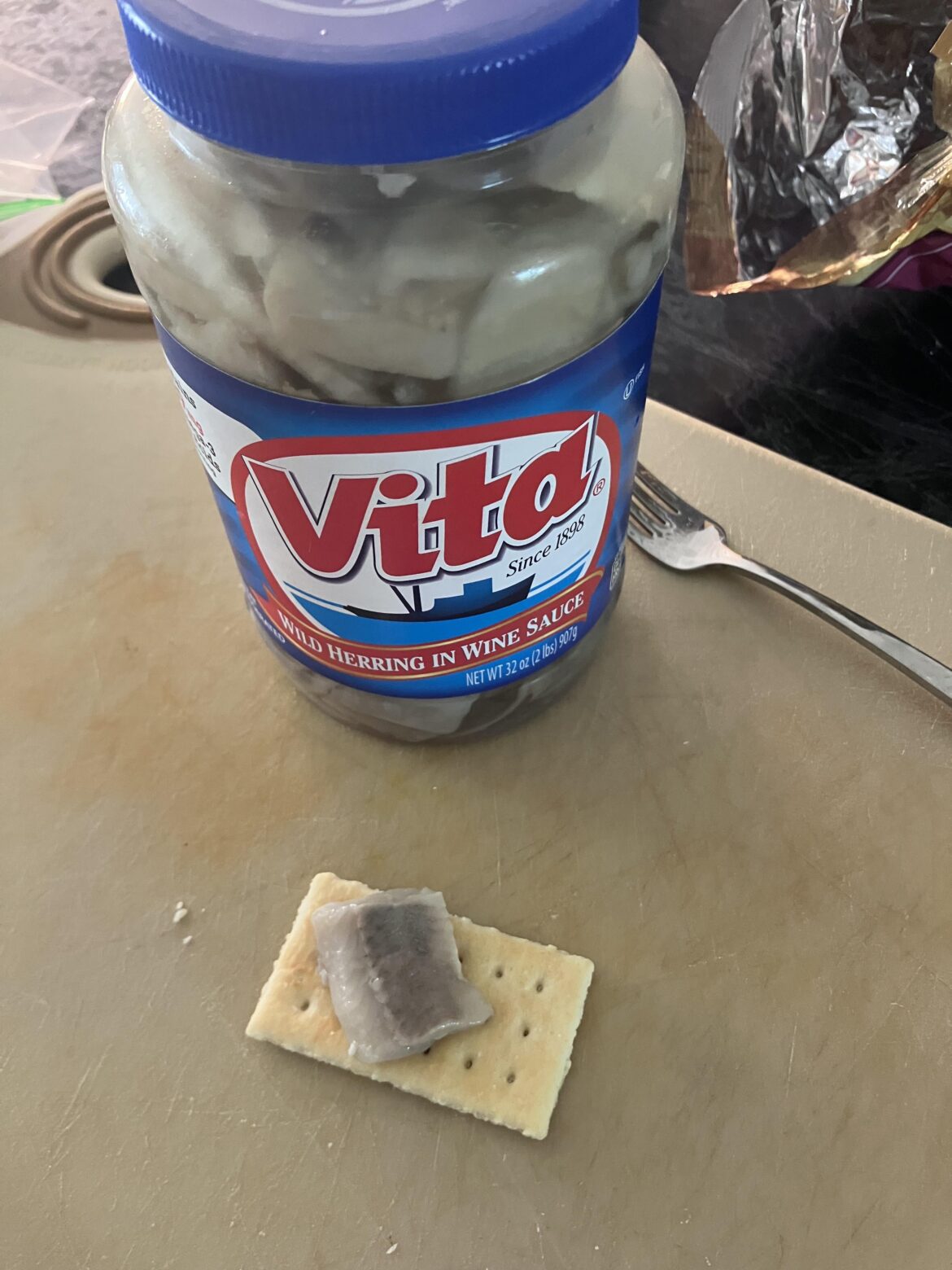 Does jarred herring count?