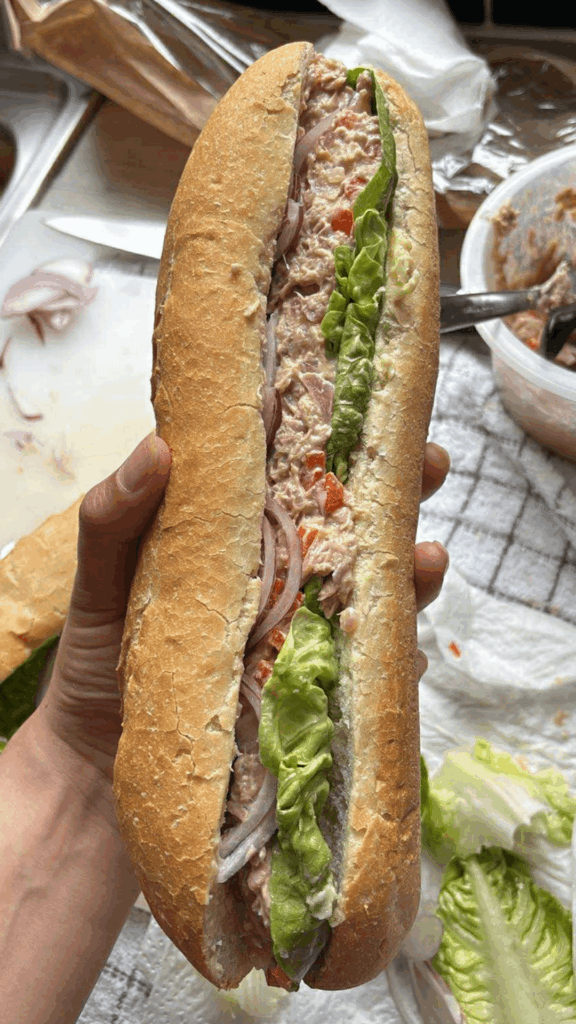 Tuna Salad made by my lovely Wife.