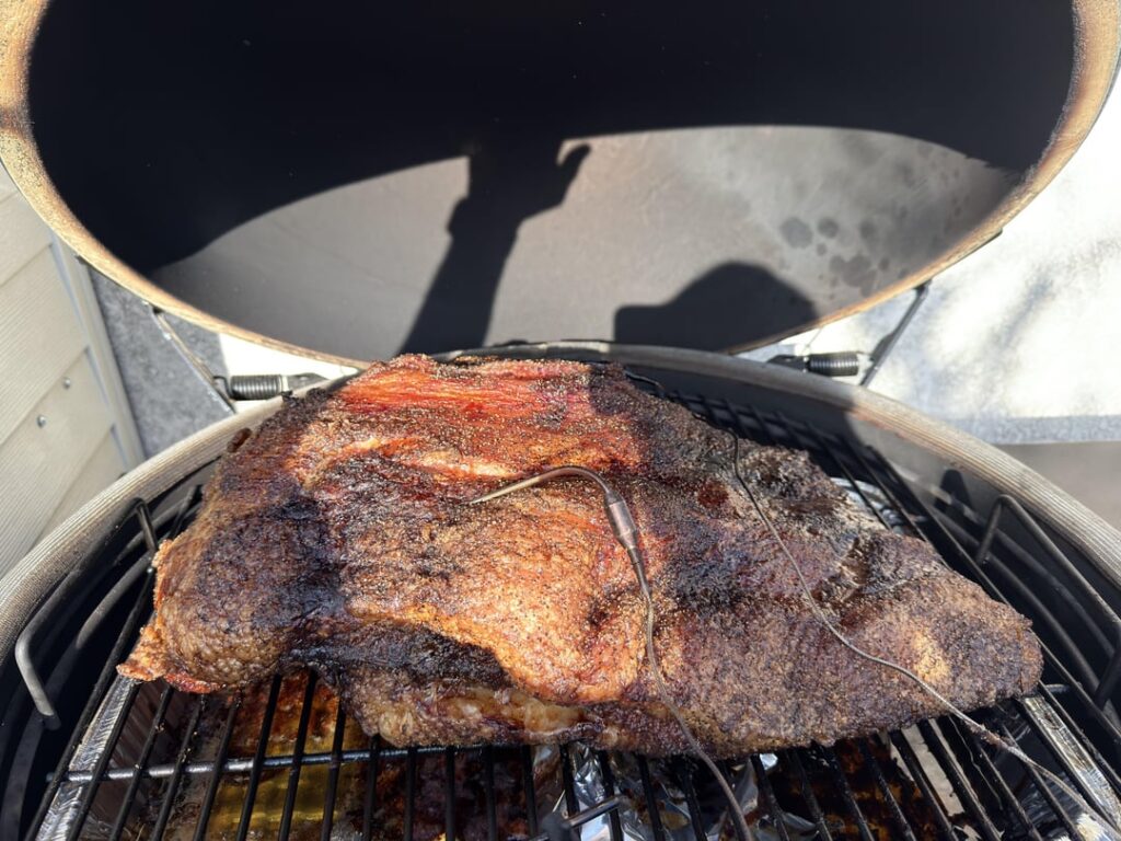 Happy 4th of July! 22.5lb Brisket on XL BGE Happy 4th of July! 22.5lb Brisket on XL BGE