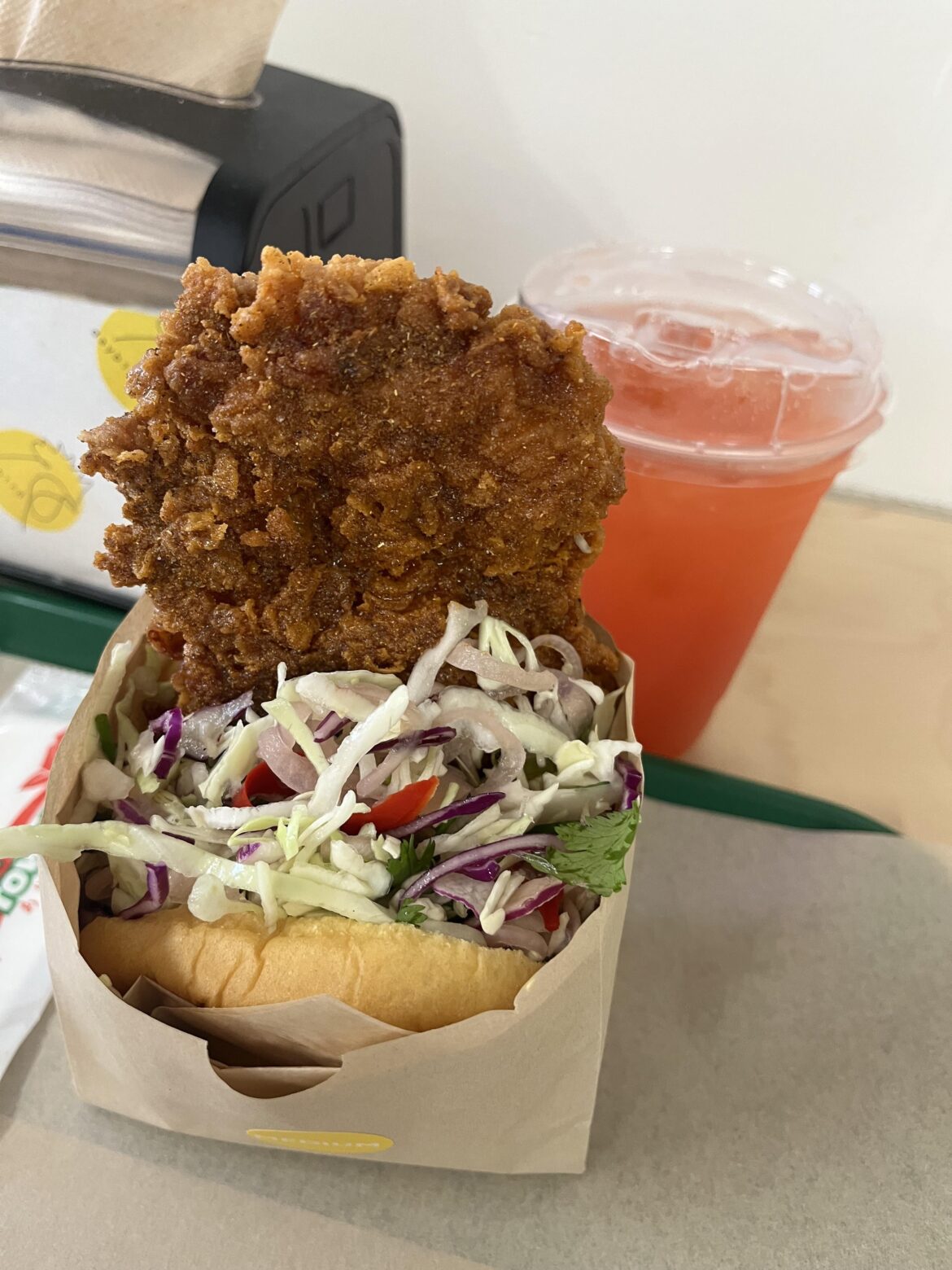 Spicy Szechuan Chicken Sandwich from Daybird in LA 8/10