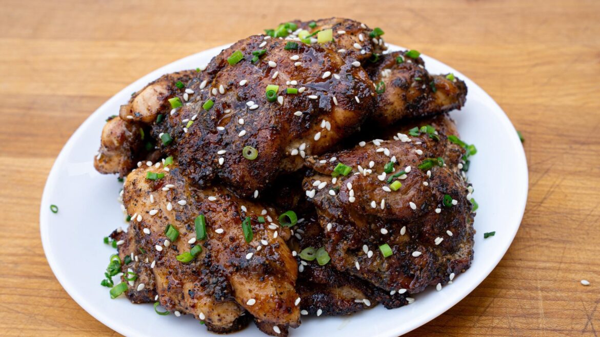 Korean-Style Grilled Boneless Chicken Thighs