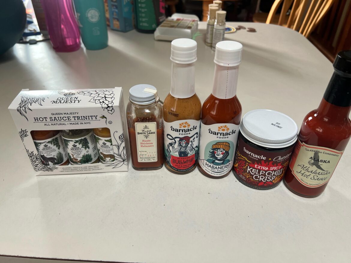 My haul from Pike Place Market and a cruise up the Alaskan coast