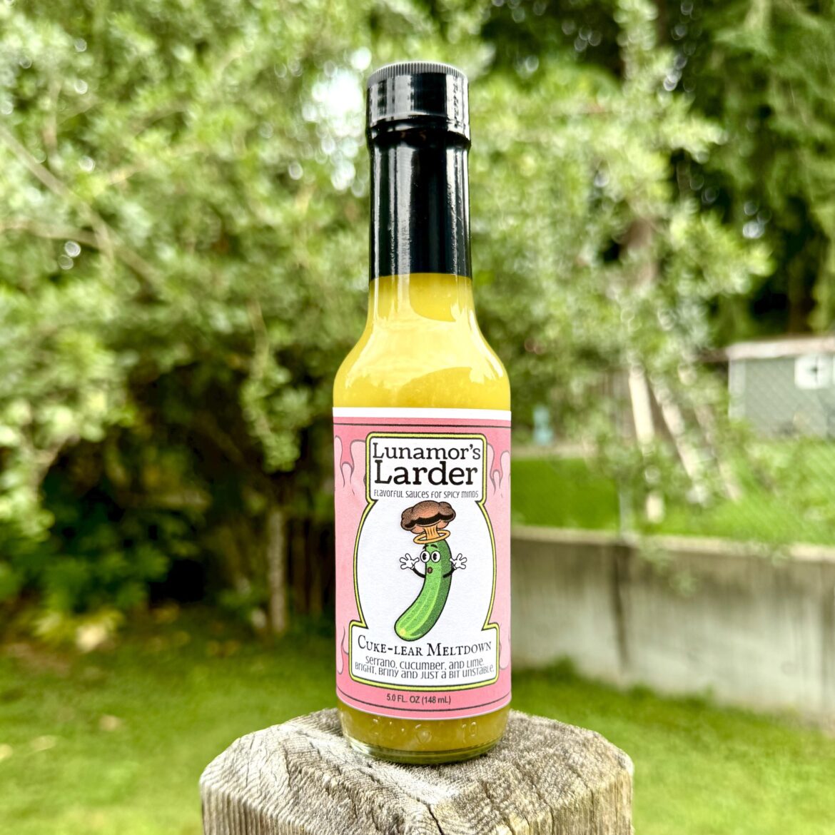 Just got the label proofs back for my newest rotator: Cuke-lear Meltdown