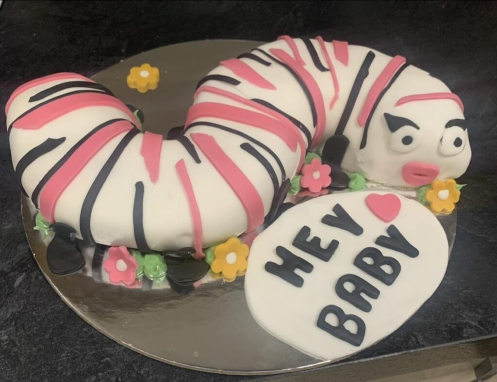 Throwback to the diva of a caterpillar cake I made for one of my besties…