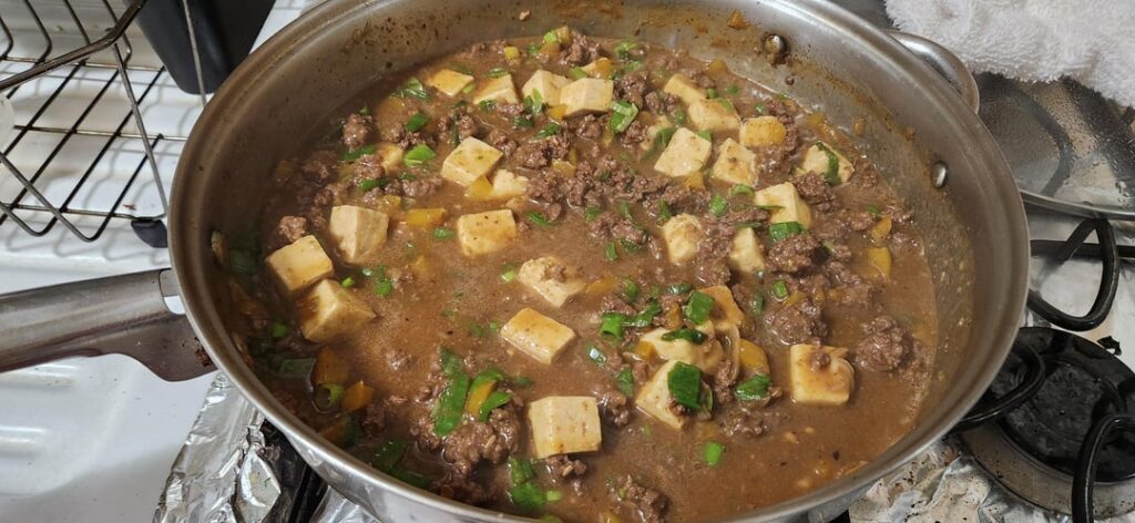 My attempt at "Mapo Tofu"