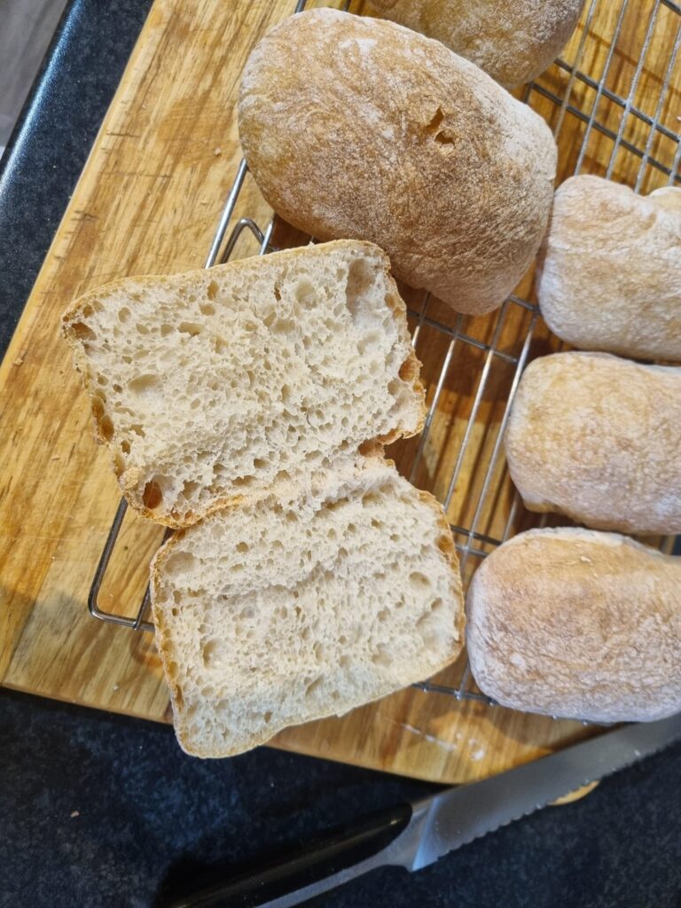 I love making ciabatta, so damn fun to make.