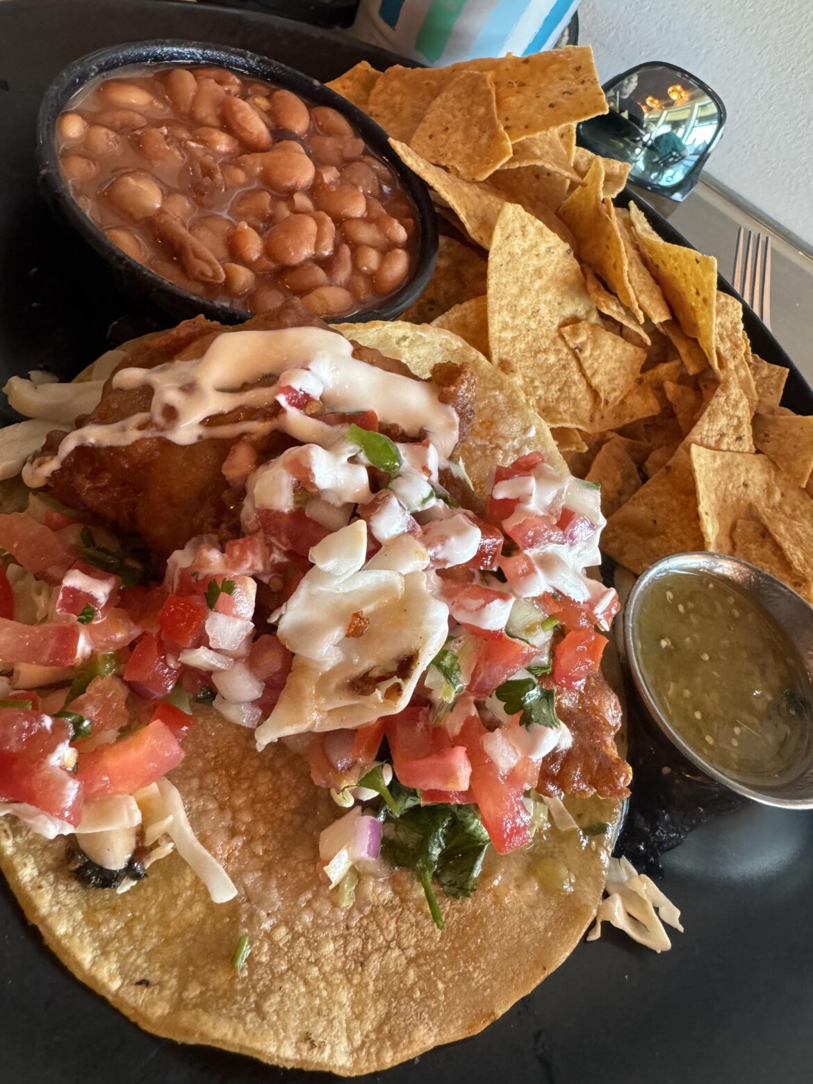 San Diego fried rockfish taco