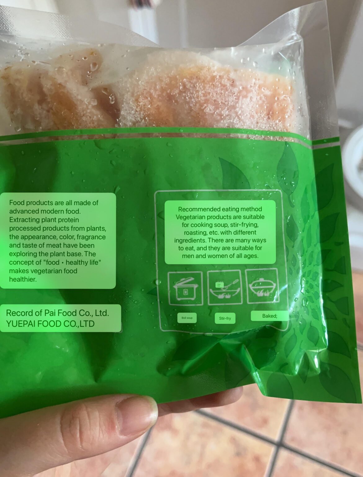 Vegetarian Crab Stick-raw?