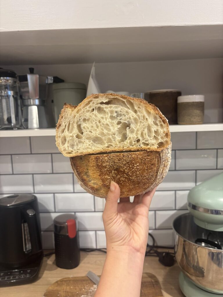 Pushed my bulk fermentation time & stiffened my starter and WOW