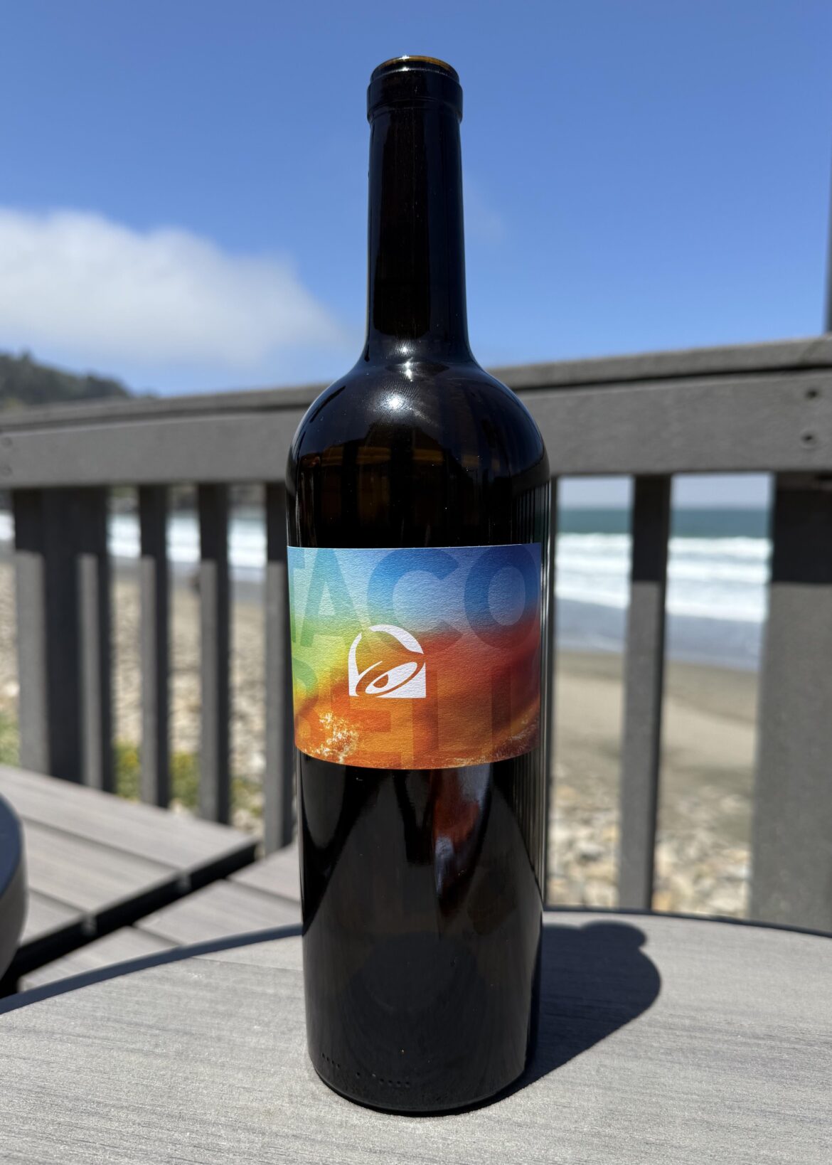 I bought a bottle of wine at Taco Bell Pacifica