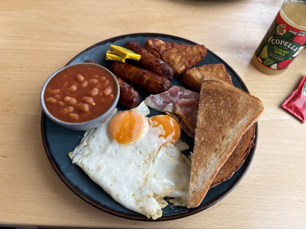 Morrison’s Cafe in Market Drayton, £8.75