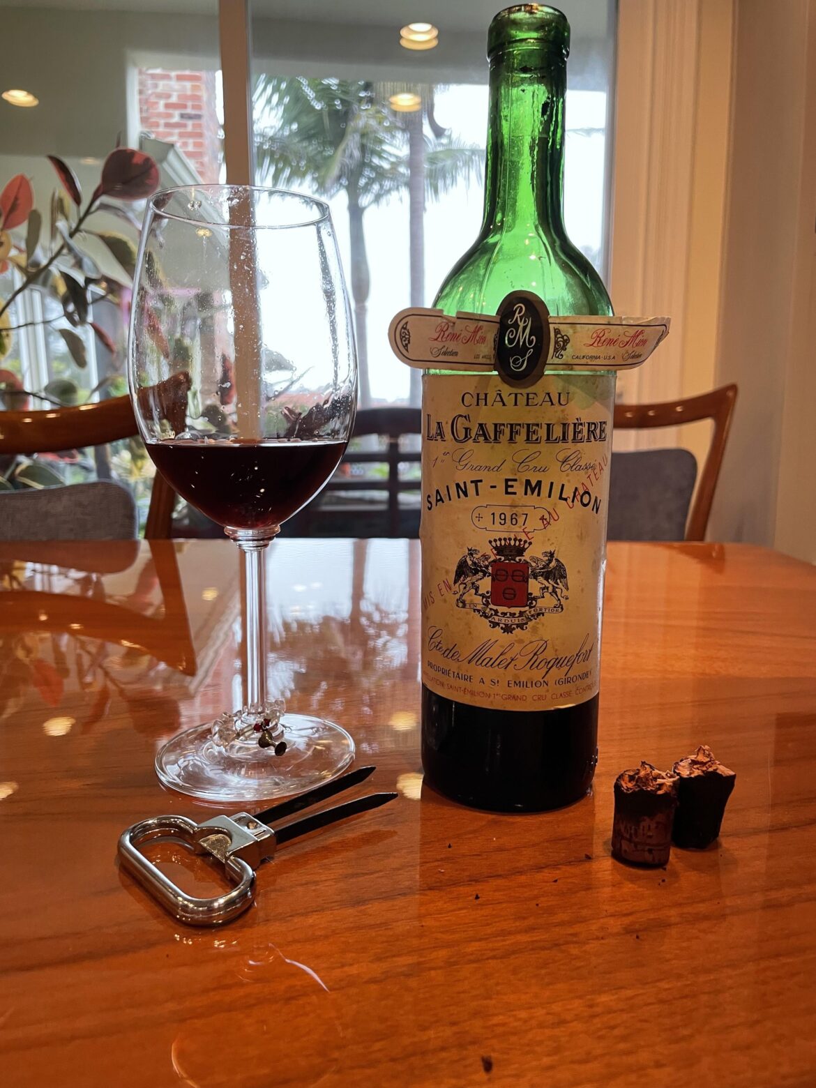 Unexpected birthday bottle - 1967 Chateau La Gaffeliere St. Emilion