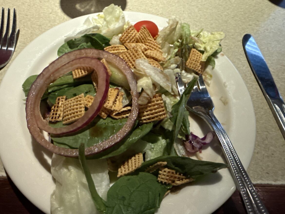 my dad is away on a trip and stopped in some town in Wyoming…this is the sort of food they serve there apparently