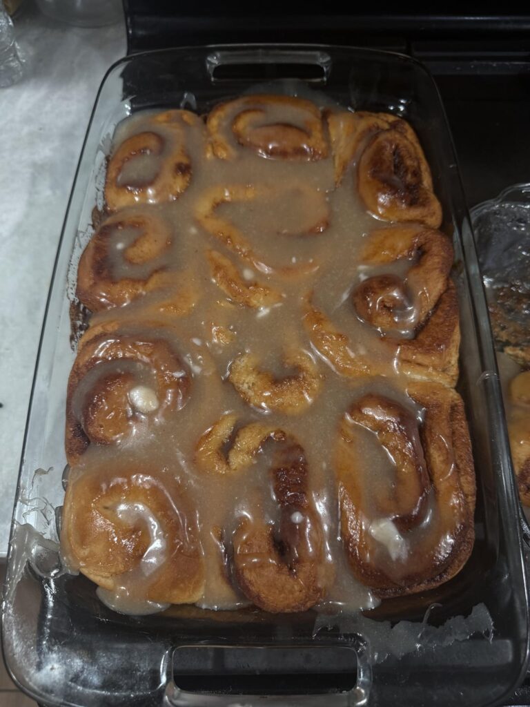 Sister made me cinnamon rolls