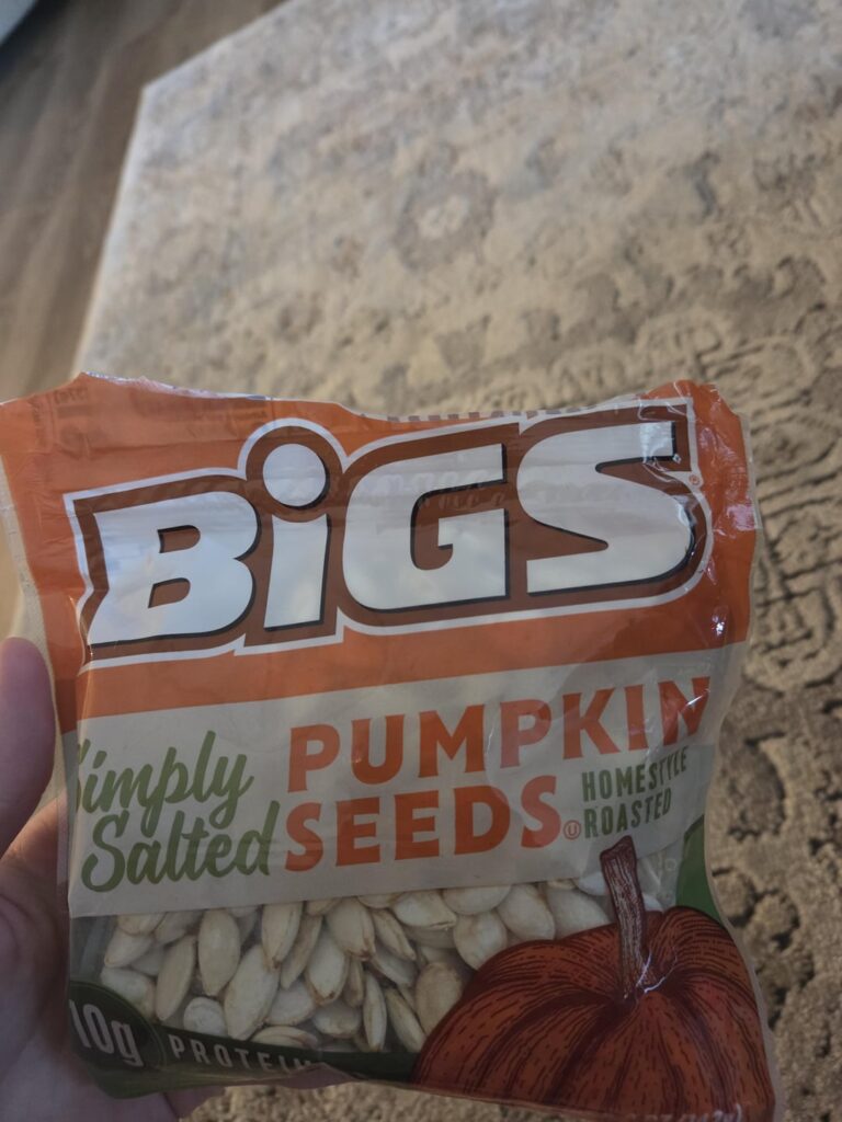 Bigs Pumpkin seeds S tier food