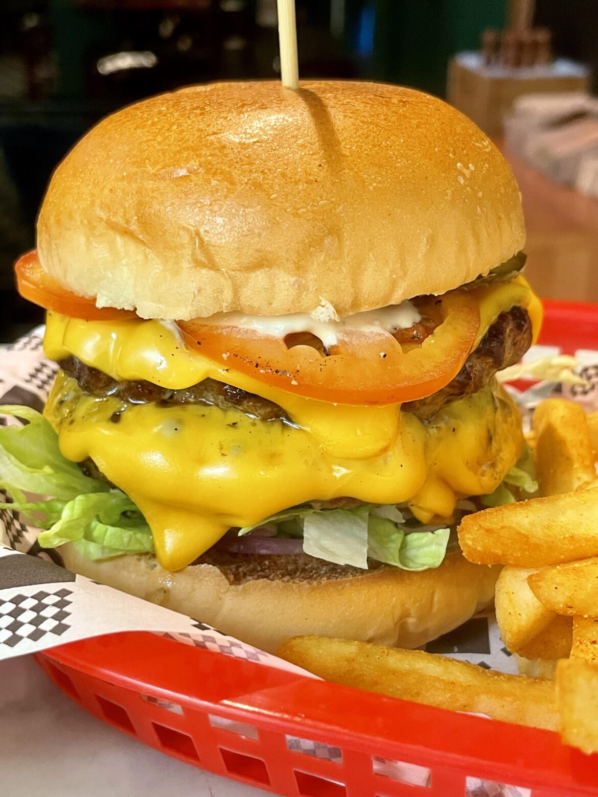 Customers burger tonight