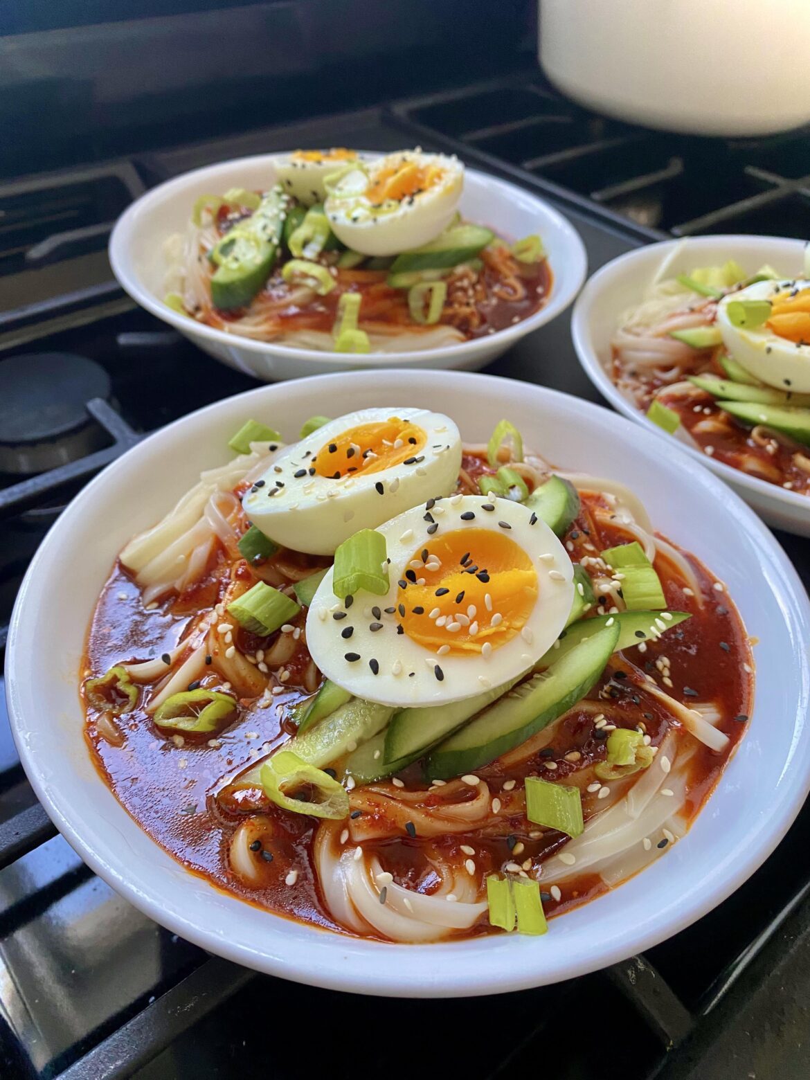 bibimguksu because it’s hot as hell