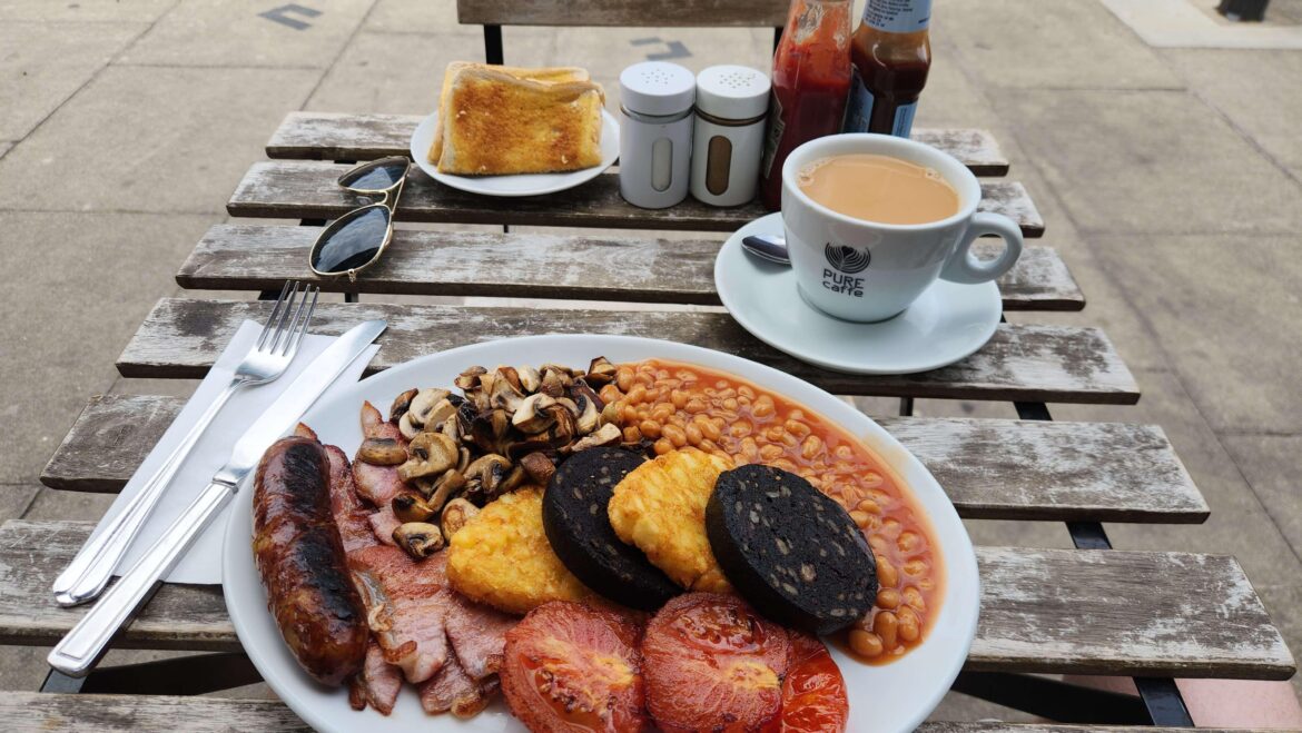 Ritz Cafe in Hammersmith London, all for £12