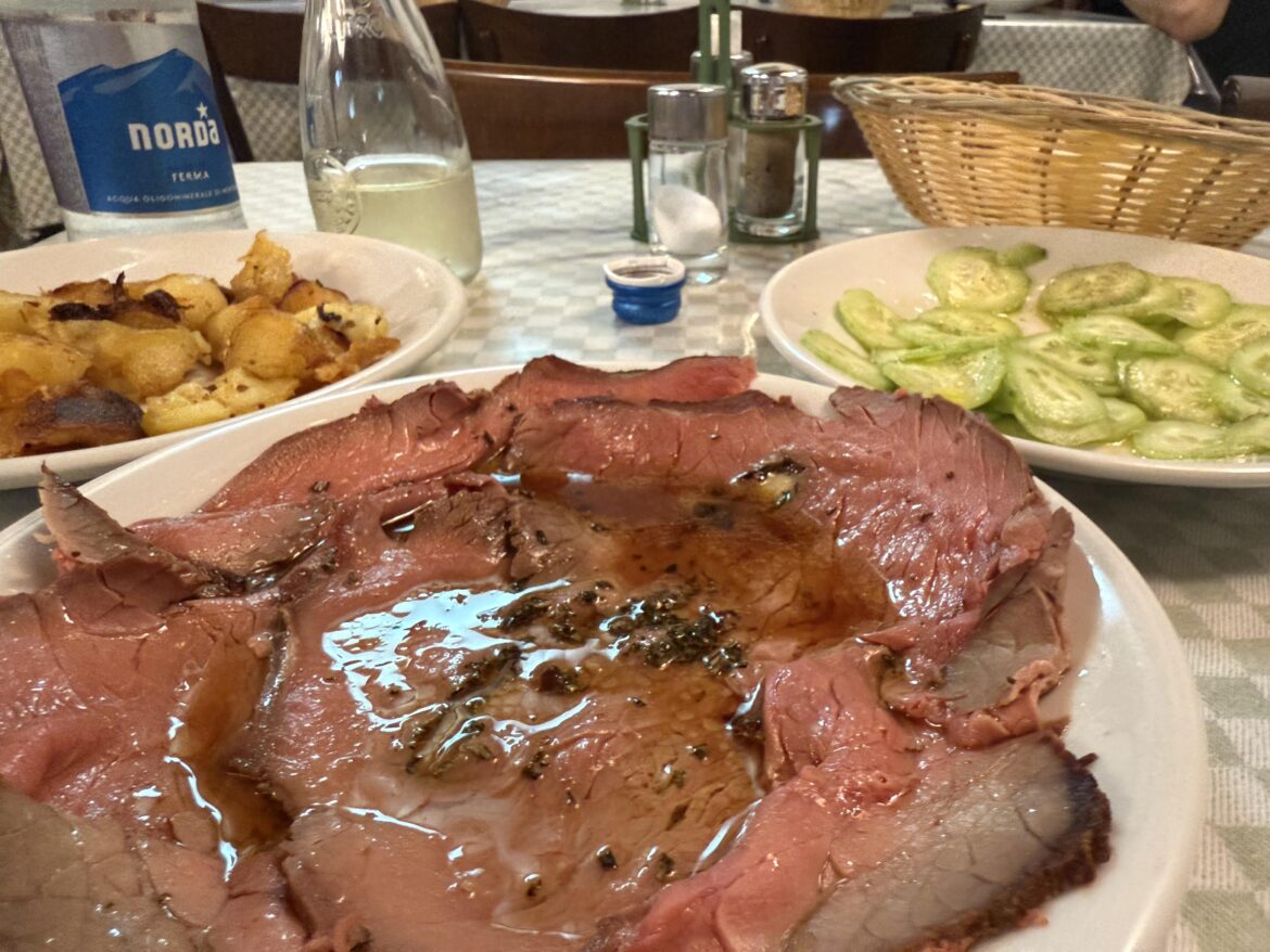 Scrumptious roast veal and other deliciousness