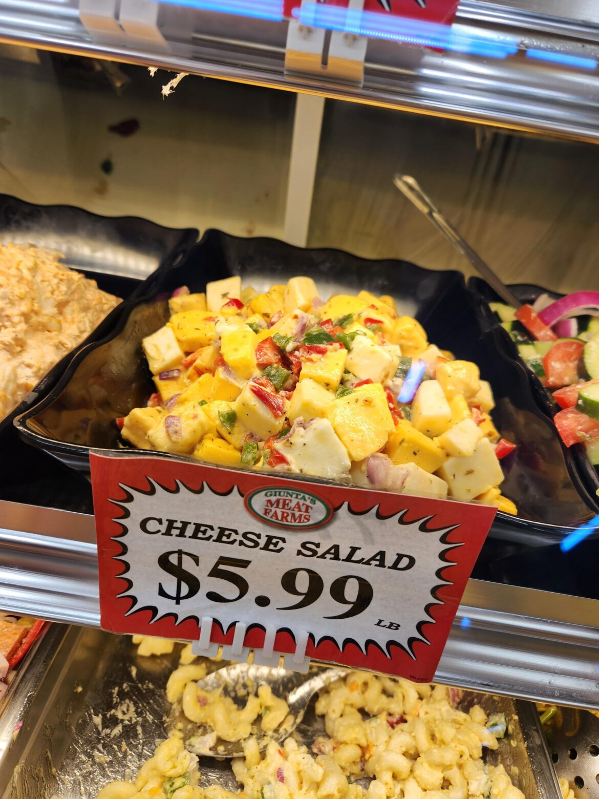 Honey you hardly touched your Cheese Salad