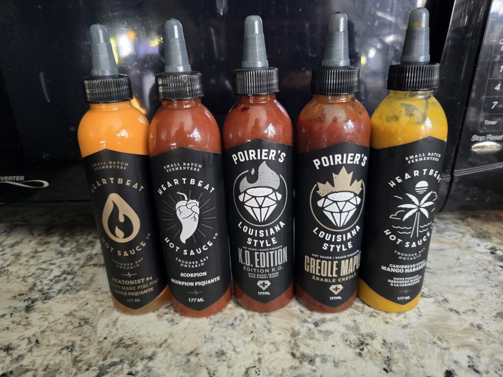 How much salt is in your homemade hot sauce?