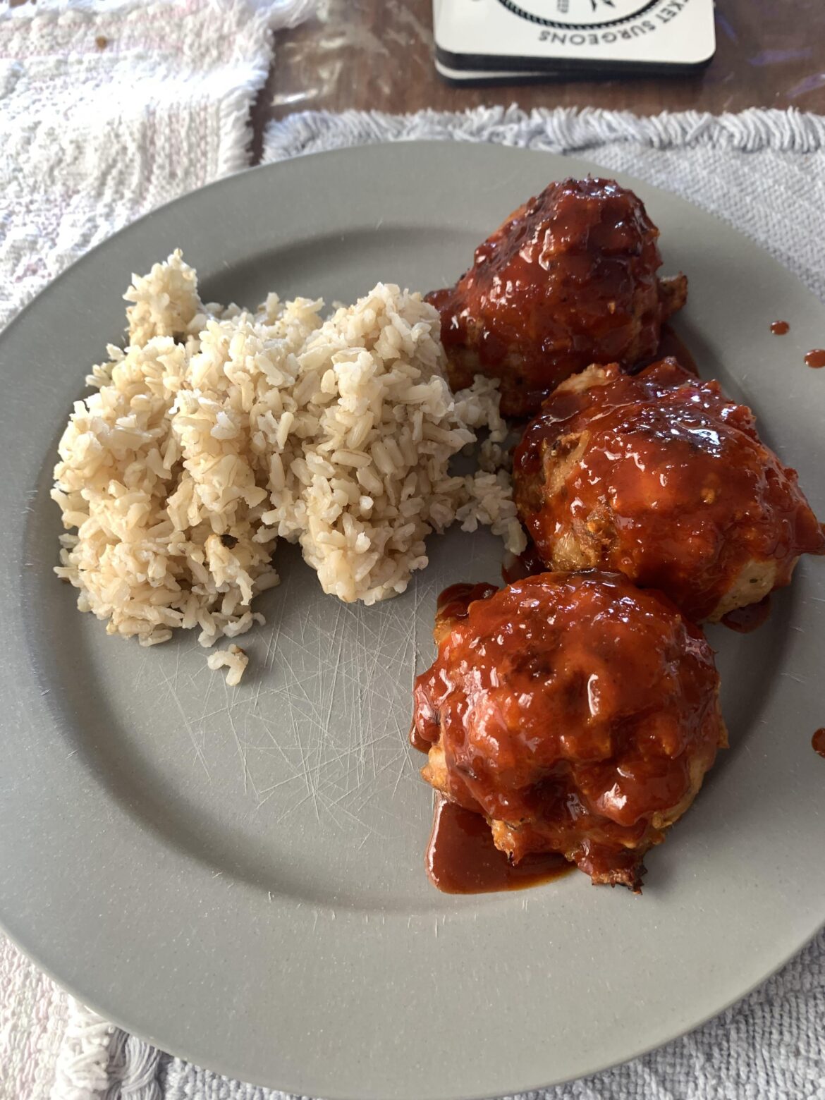 Spicy Korean bbq inspired meatballs