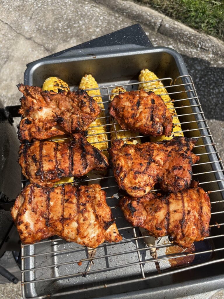Inherited my first charcoal grill at the start of the summer…