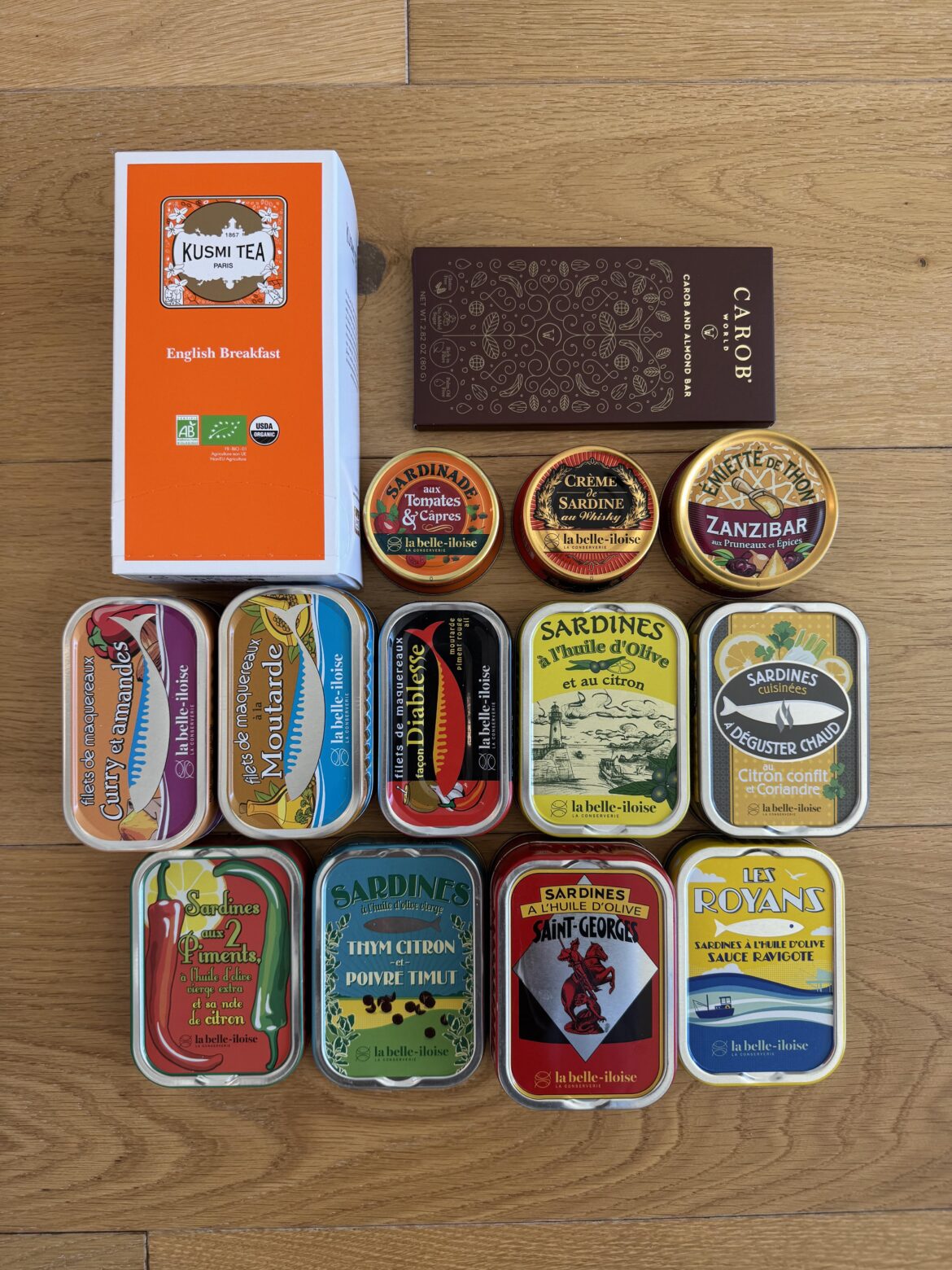 Picked up some French tins in Lisbon