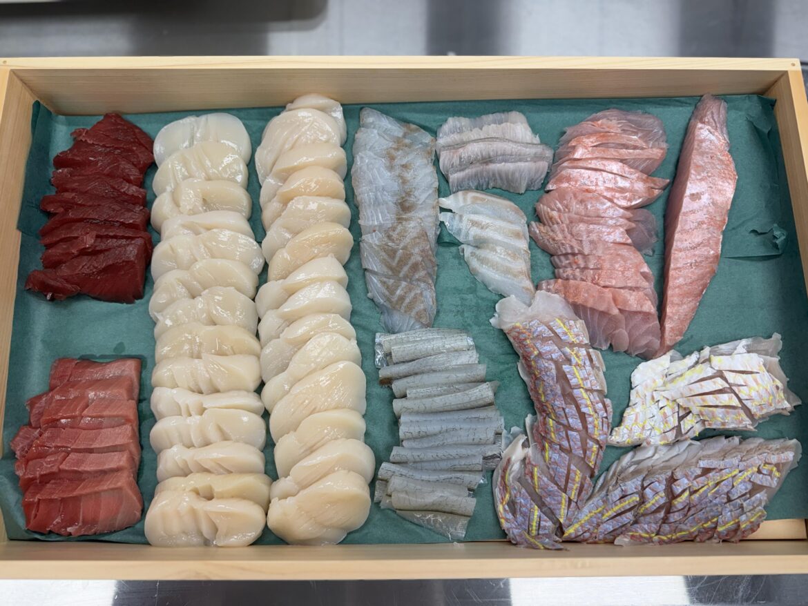 Some fish cut for tonight’s orders