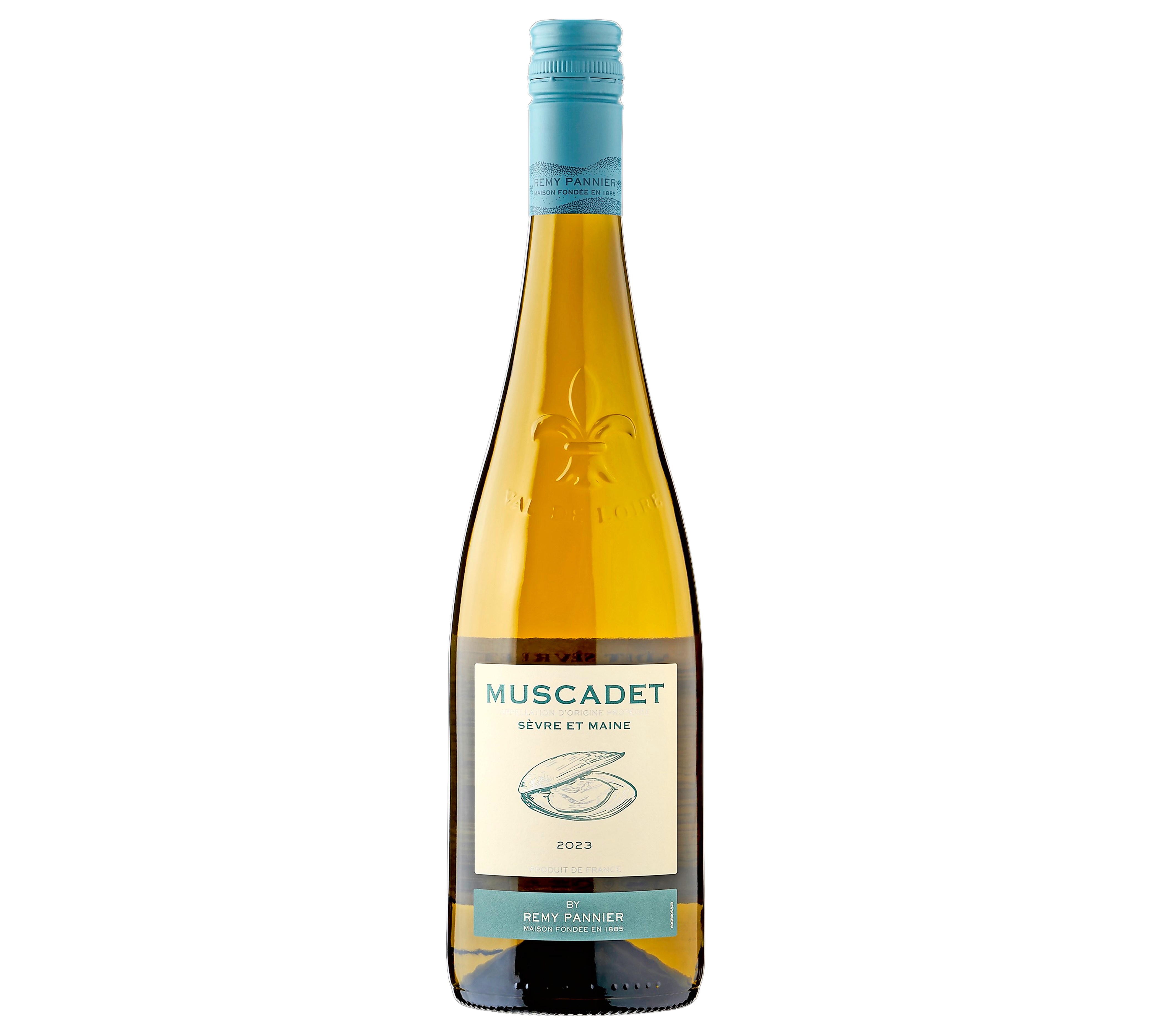 Bottle of Remy Pannier Muscadet Sèvre et Maine wine.