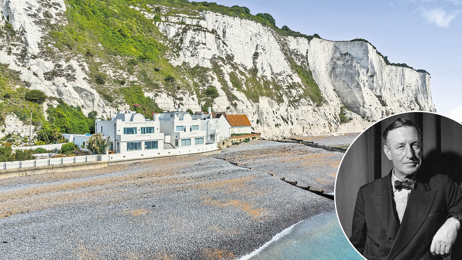 A Kent seaside cottage owned by Ian Fleming is on sale for £1.75m