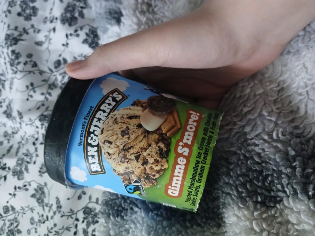 Best Ben & Jerry's flavor ive ever had. (Sorry for bad photos)