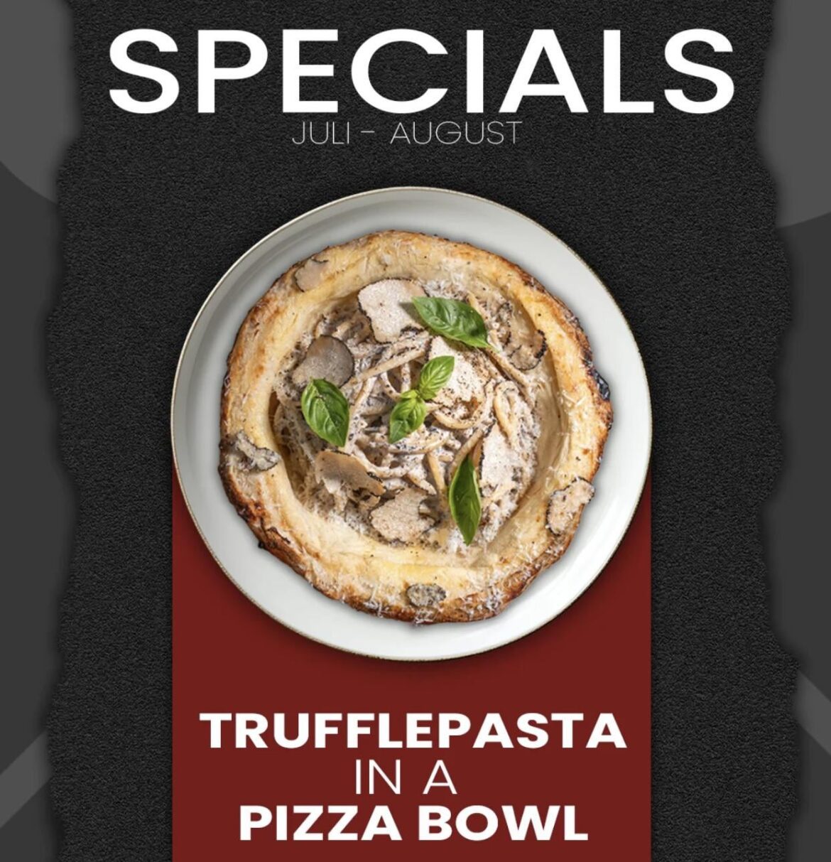 Pizza Bowl with Truffle Pasta