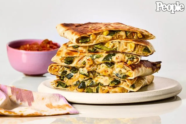 Morgan Hunt Glaze Hailee Steinfeld's Poblano and Corn Quesadillas