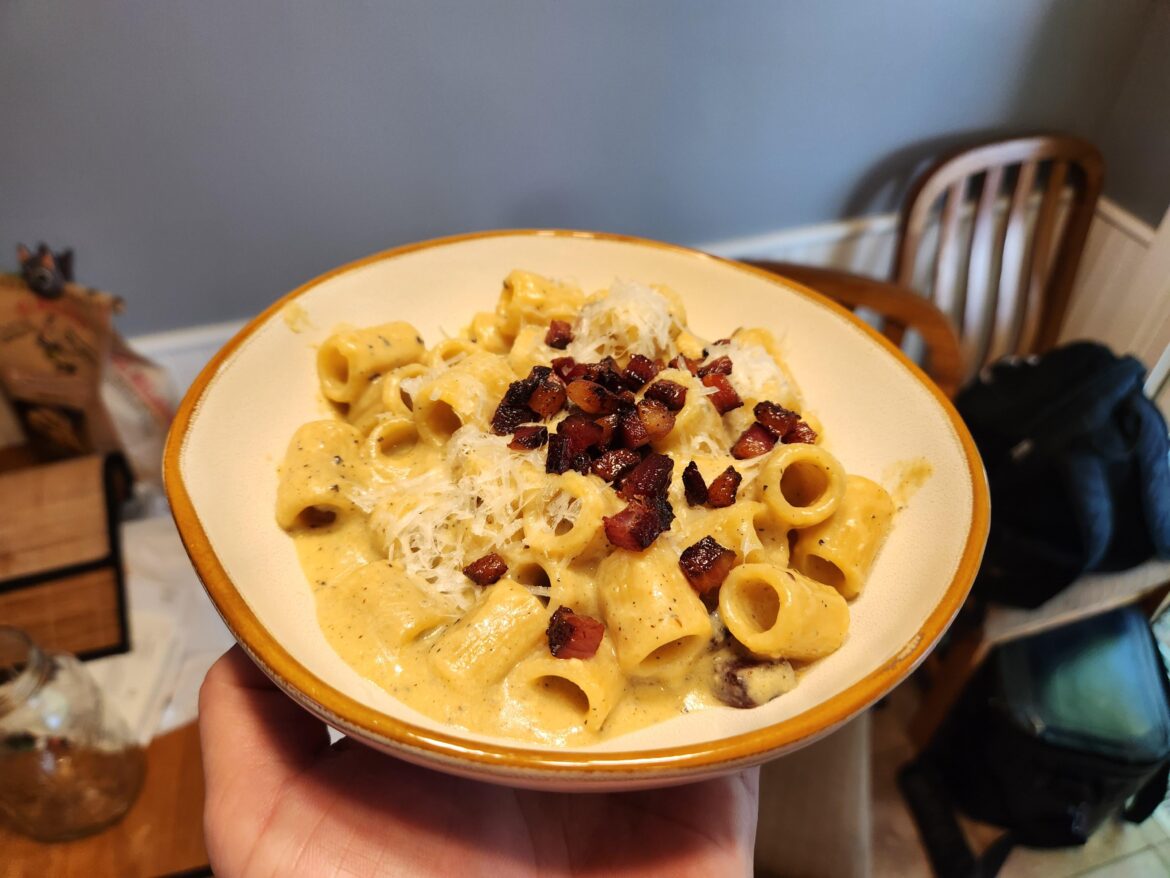 Rigatoni Carbonara