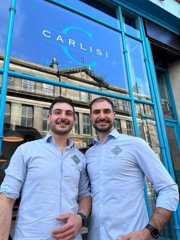 Alessio and Federico Carlisi outside Carlisi on Dale Street
