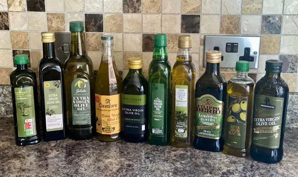 Supermarket olive oil