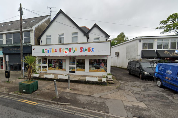 The former Little People Store clothes shop in Rhiwbina, Cardiff