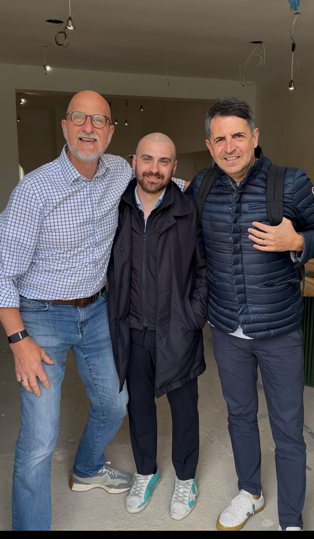 Business partners Vince Margiotta, Cristiano Mente and Vito Rosa