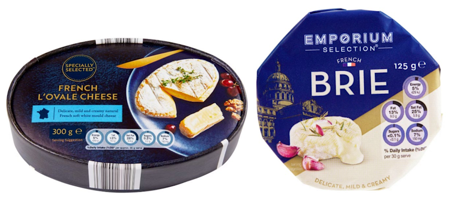 Two French cheese recalled from Aldi.