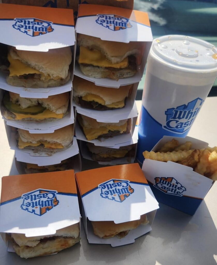 White castles for a little lunch today