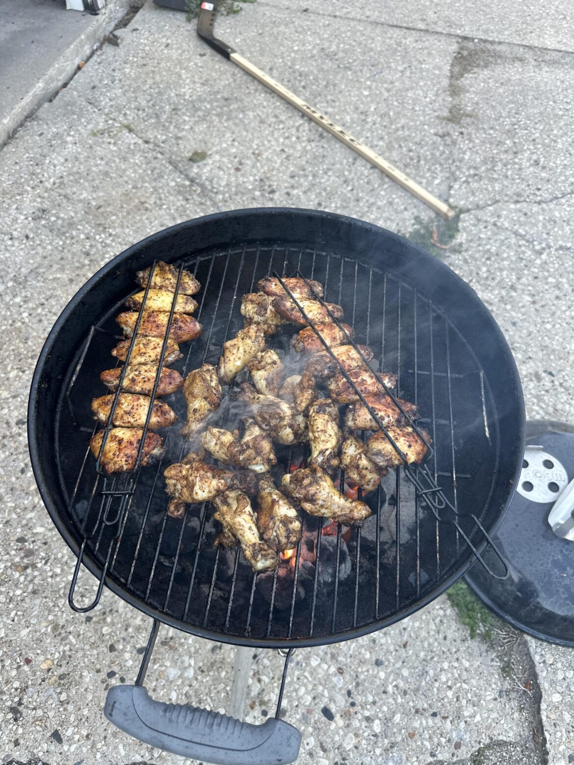 Tried out my new wing griller contraption and I love it!