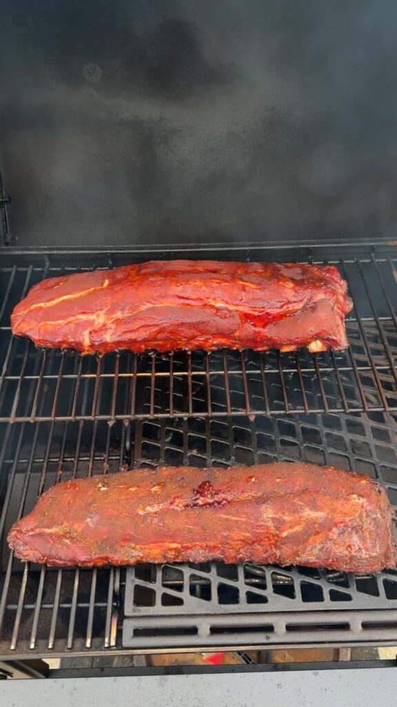 First try at no wrap ribs last night