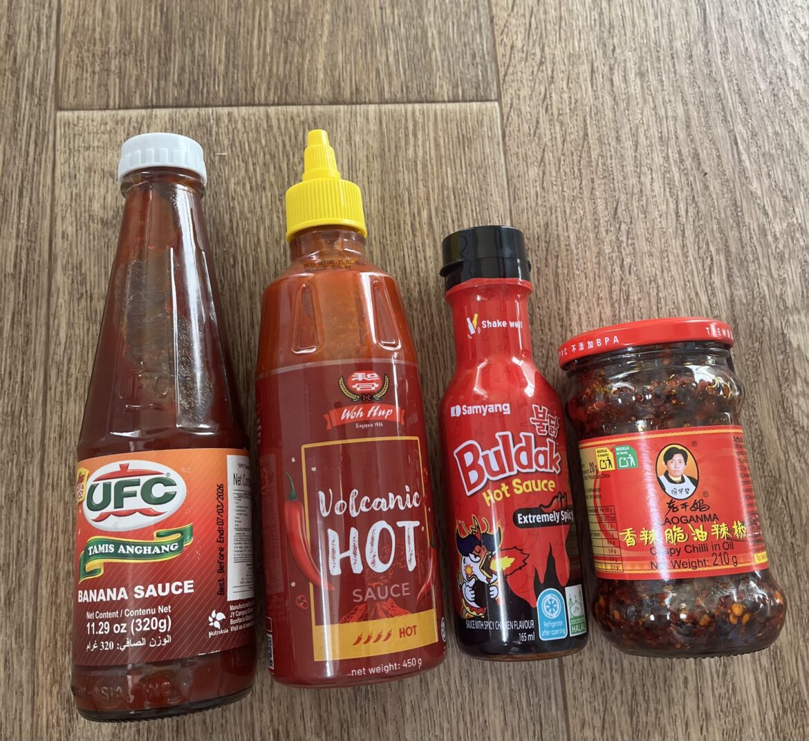 Some hot and saucy things I picked up from the Asian supermarket 🇵🇭🇲🇾🇰🇷🇨🇳