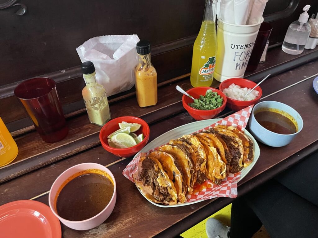 Birria Tacos at Comal y Canela