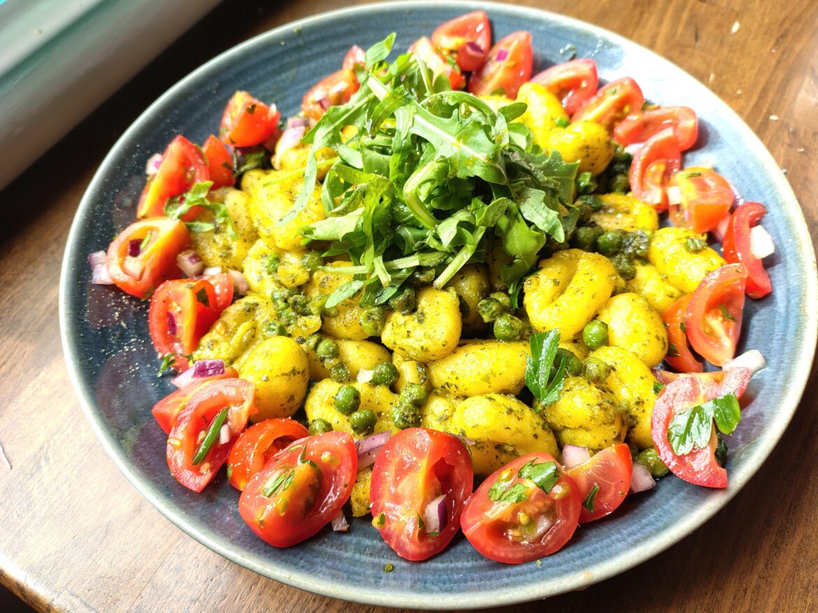 Pea and Pesto Gnocchi
