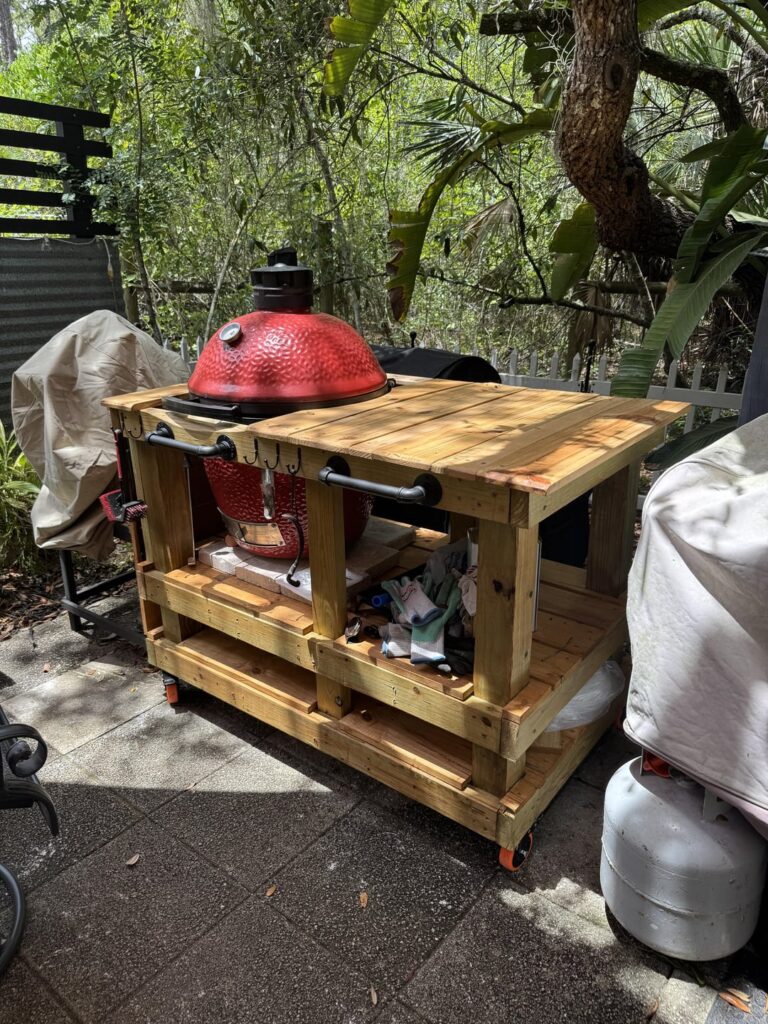 New grill cart