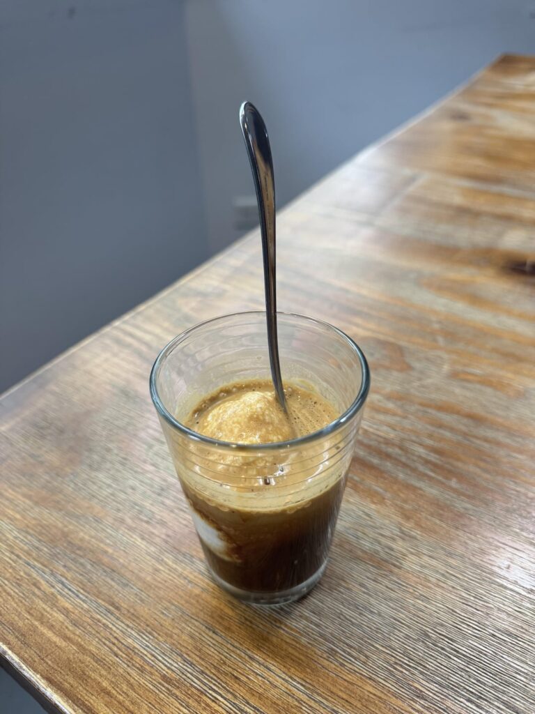 Affogato at Take Five Cafe in Vancouver