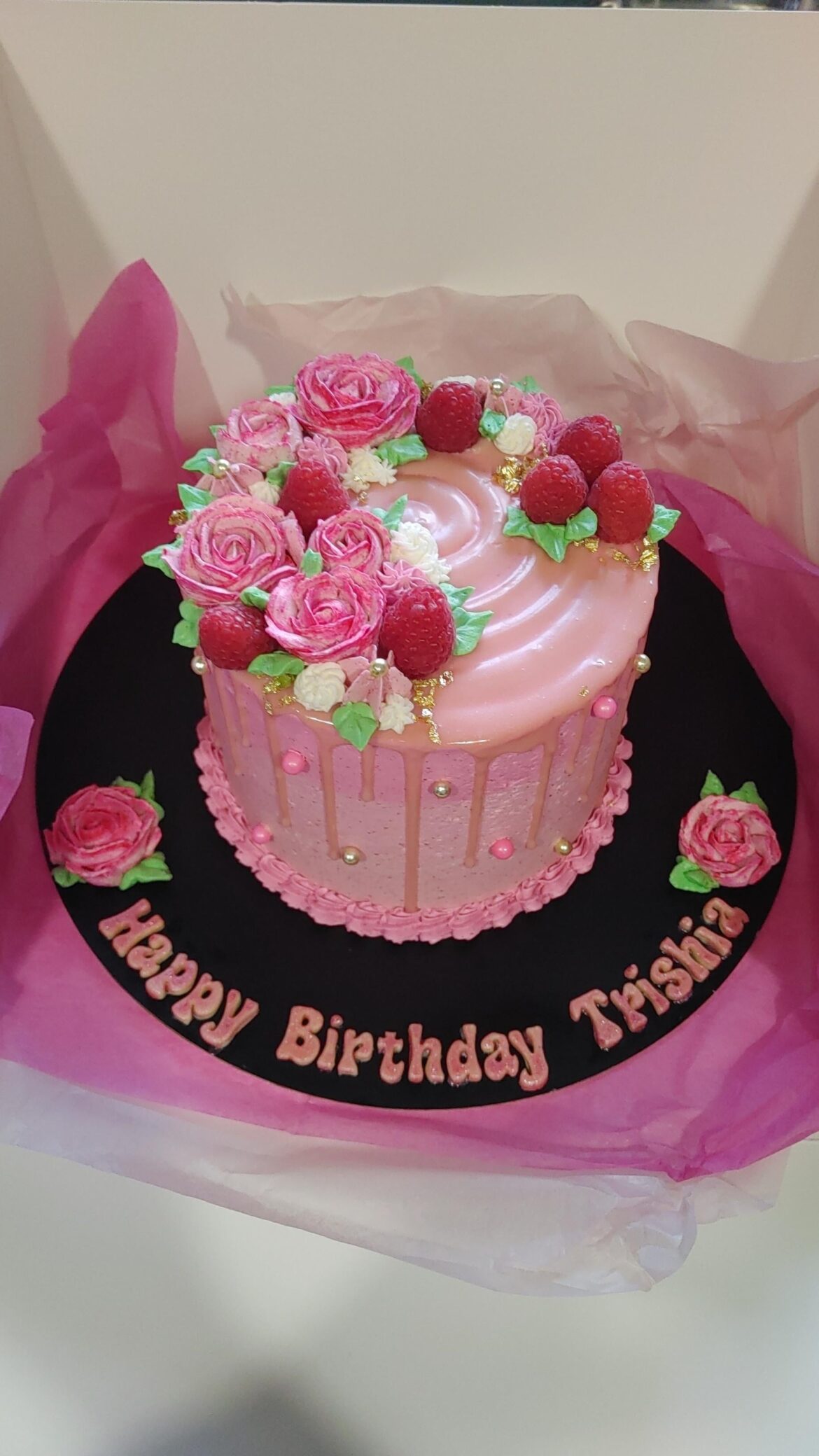 Birthday cake I just finished ✨ Birthday cake I just finished ✨