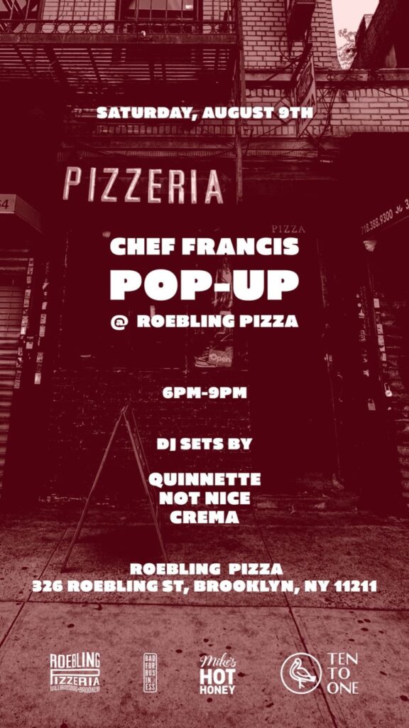 Mike's Hot Honey x Chef Francis Maling x Roebling Pizza